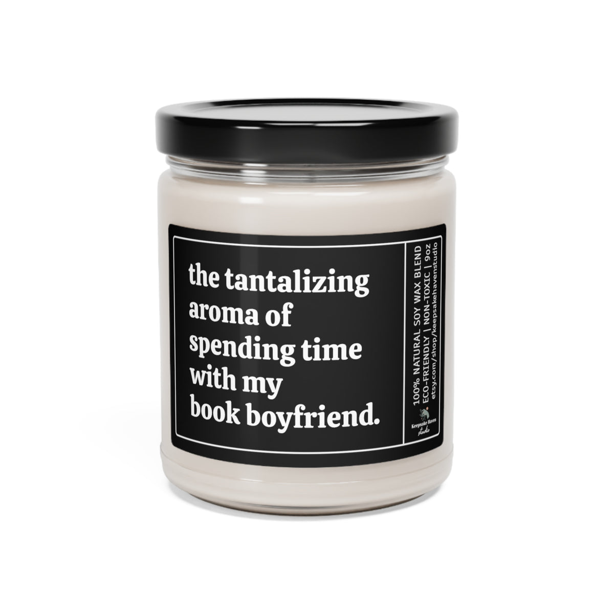 Romance Book Lover Bookish Smutty Reader Scented Soy Candle, 9oz, Gift for Sister, Girlfriend, Best Friend, Aunt, Mom, Niece