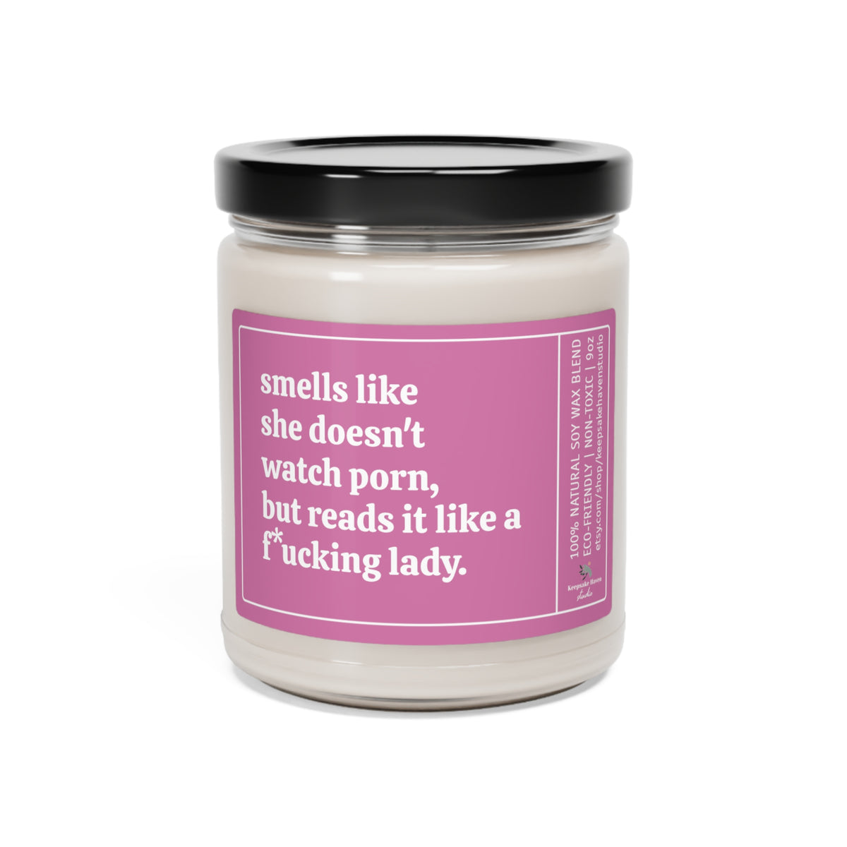 Smut Lady Fantasy Smutty Book Boyfriend, Romance Book Lover Reader, Good Girl, Book Tropes, 9oz Scented Soy Candle, Gift for Sister, Best Friend