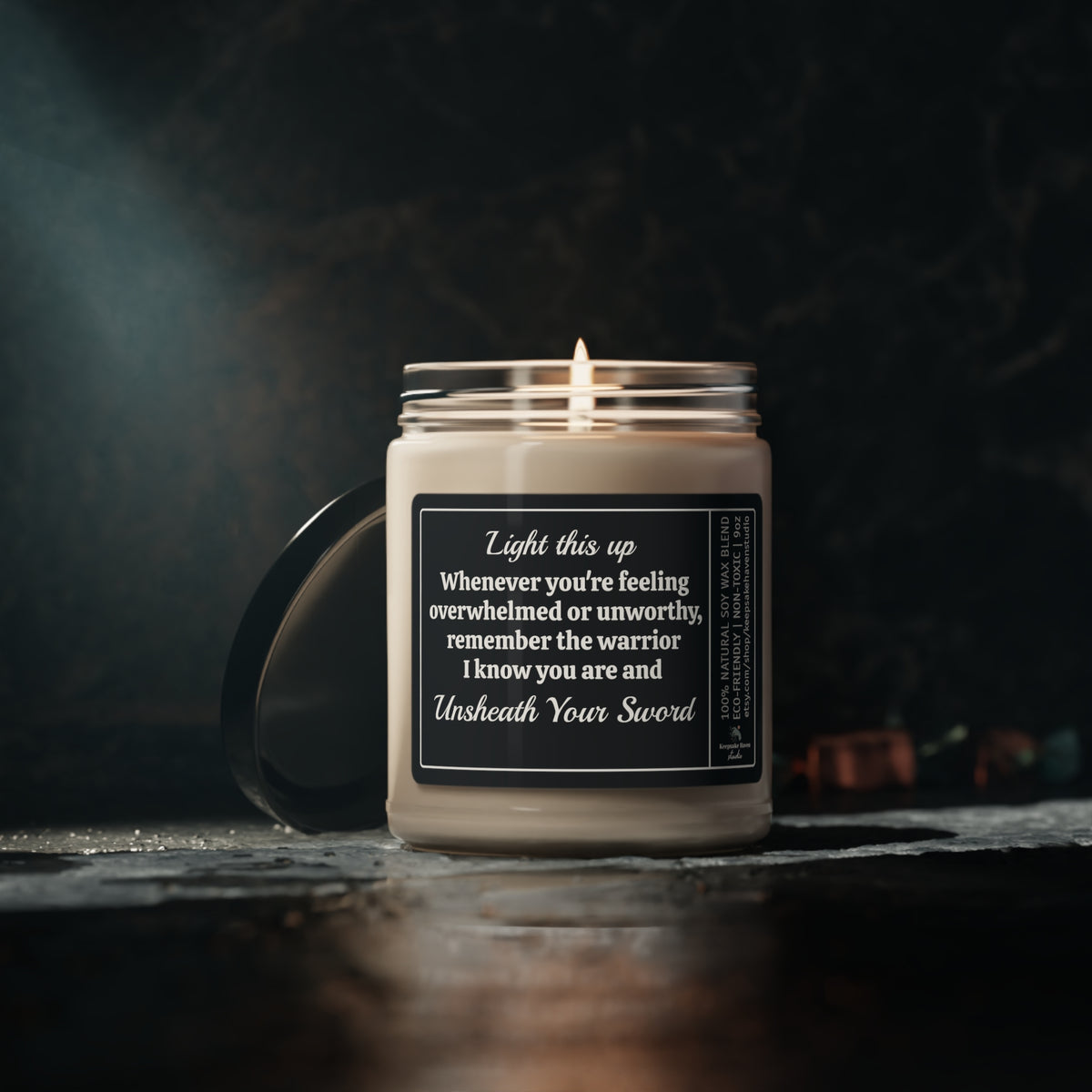 Light This Up Encouragement, Inspirational, Survivor, Warrior Graduation Gift for Daughter, Girlfriend, Best Friend, Aunt, Mom, Niece, 9oz Scented Soy Candle