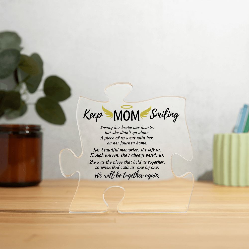 Gift For Loss of Mother, Sympathy, Memorial, Remembrance Acrylic Plaque