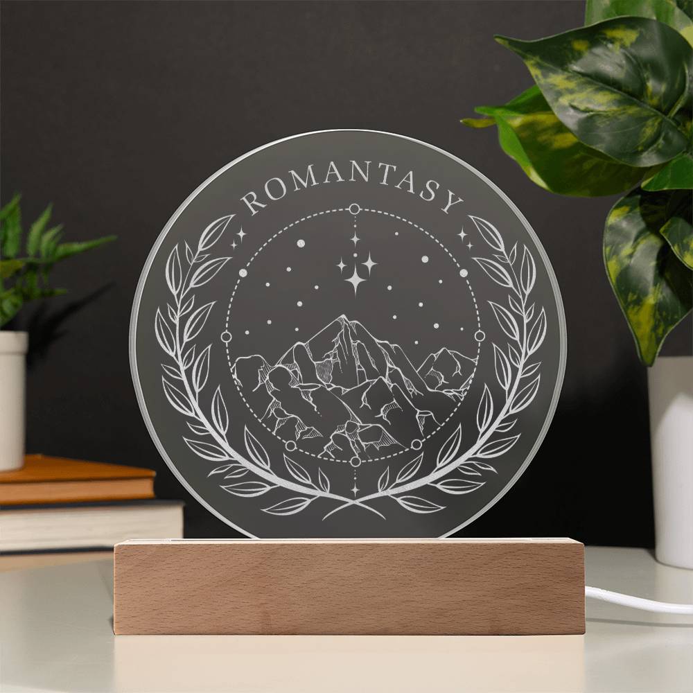 Smut Book Reader Series Fae Romantasy Fantasy Era Engraved LED Acrylic Plaque, Gift for Sister, Best Friend, Mom, Daughter