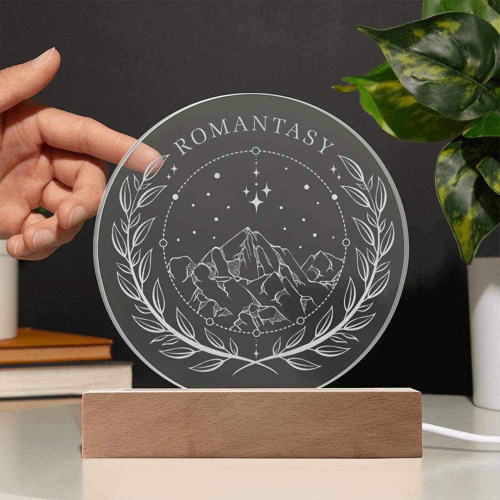 Smut Book Reader Series Fae Romantasy Fantasy Era Engraved LED Acrylic Plaque, Gift for Sister, Best Friend, Mom, Daughter