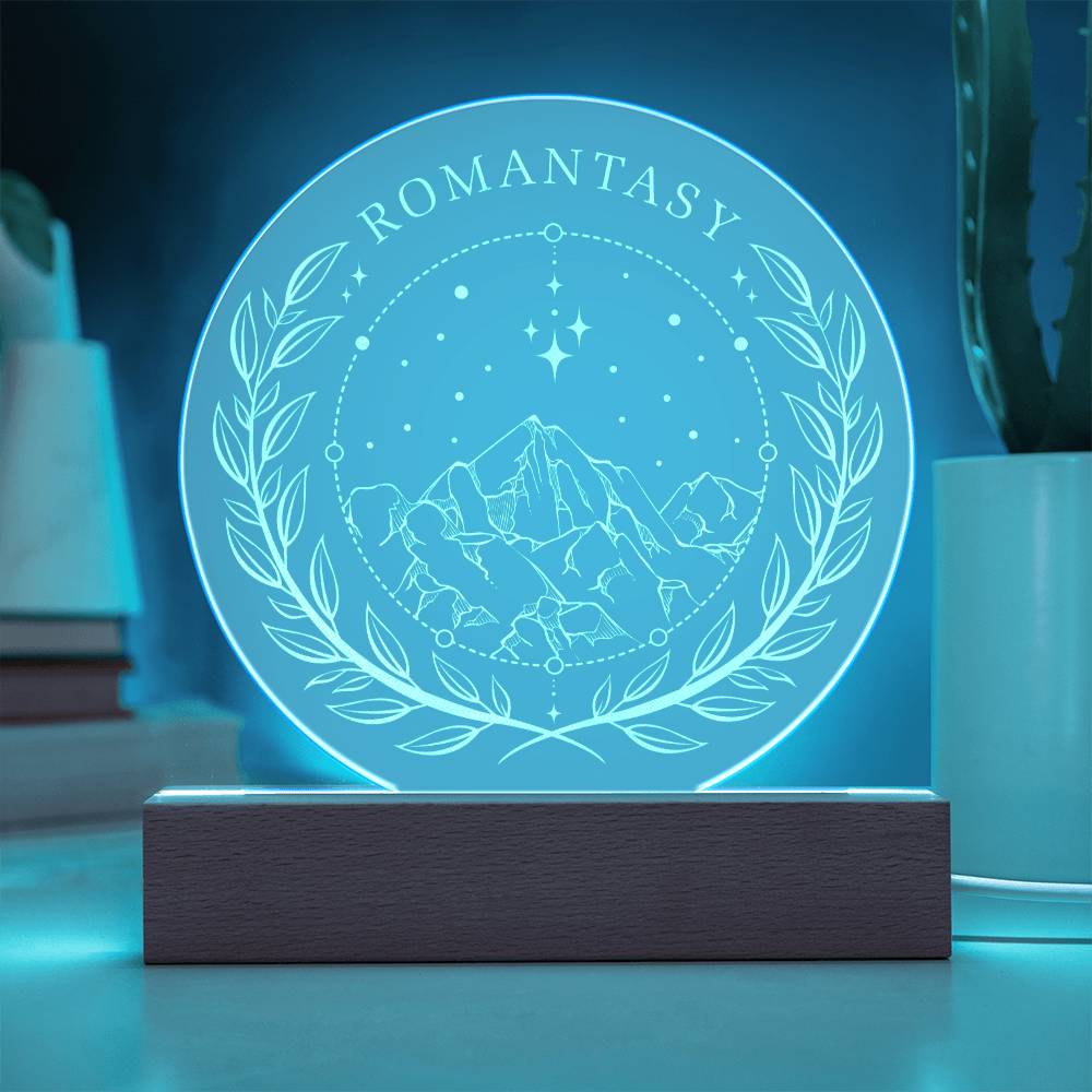 Smut Book Reader Series Fae Romantasy Fantasy Era Engraved LED Acrylic Plaque, Gift for Sister, Best Friend, Mom, Daughter