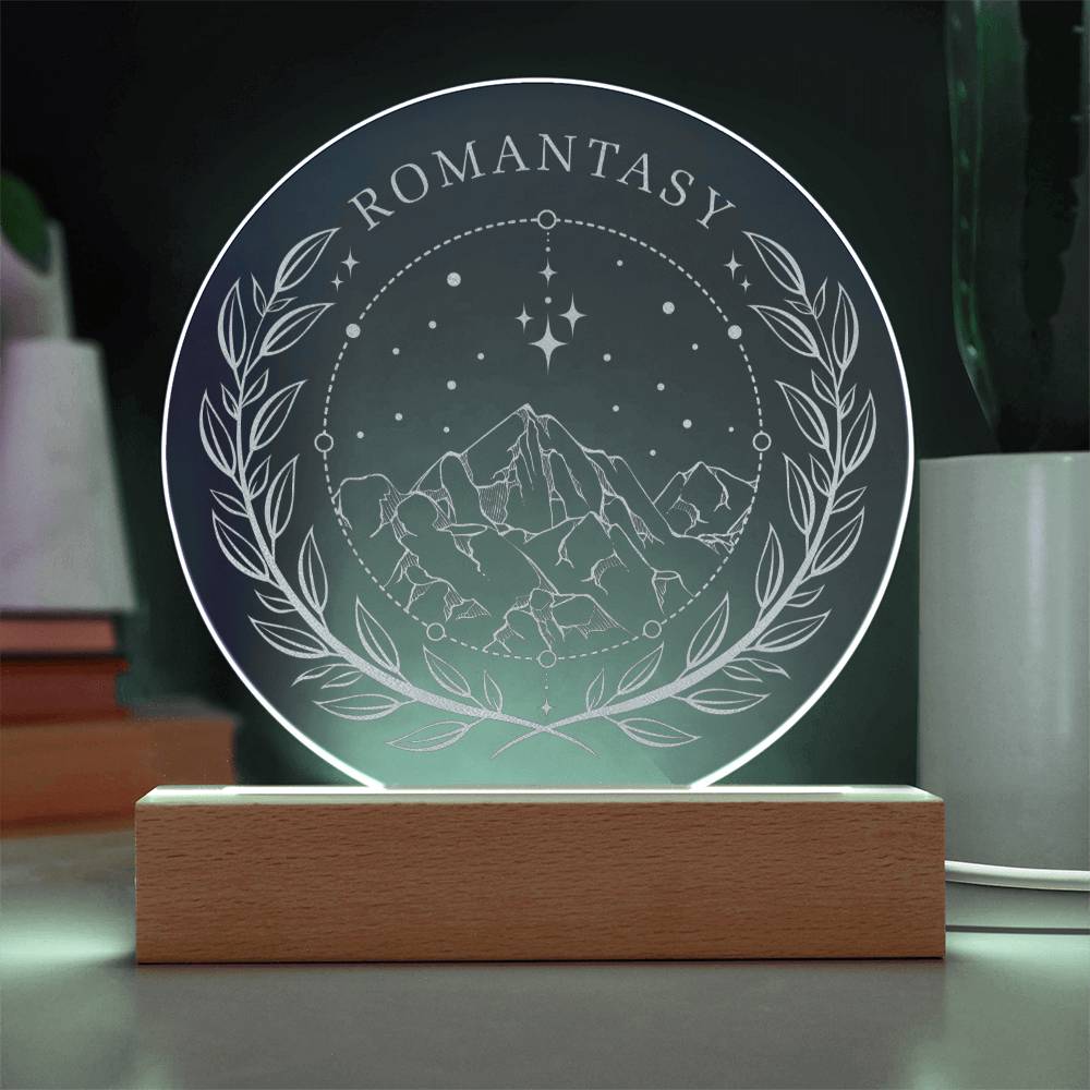 Smut Book Reader Series Fae Romantasy Fantasy Era Engraved LED Acrylic Plaque, Gift for Sister, Best Friend, Mom, Daughter