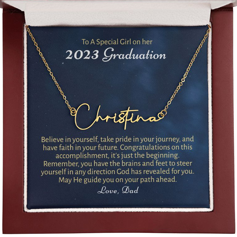 Gift-for-girl-daughter-personalized-name-necklace-graduation-may-he-guide-you-close-up